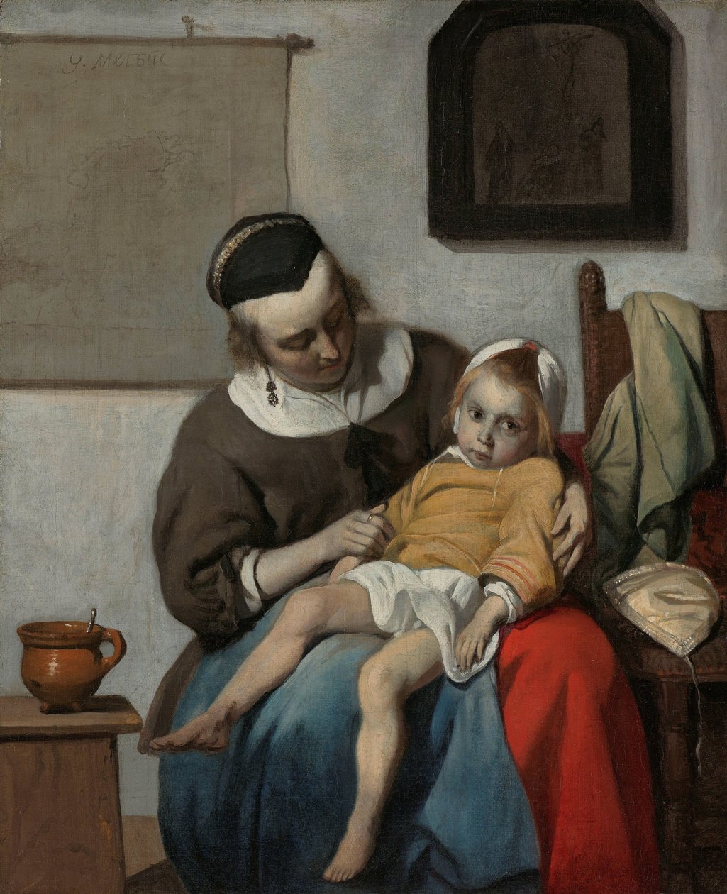 A Beteg Gyermek a beteg gyerek alkotó: Gabriel Metsu