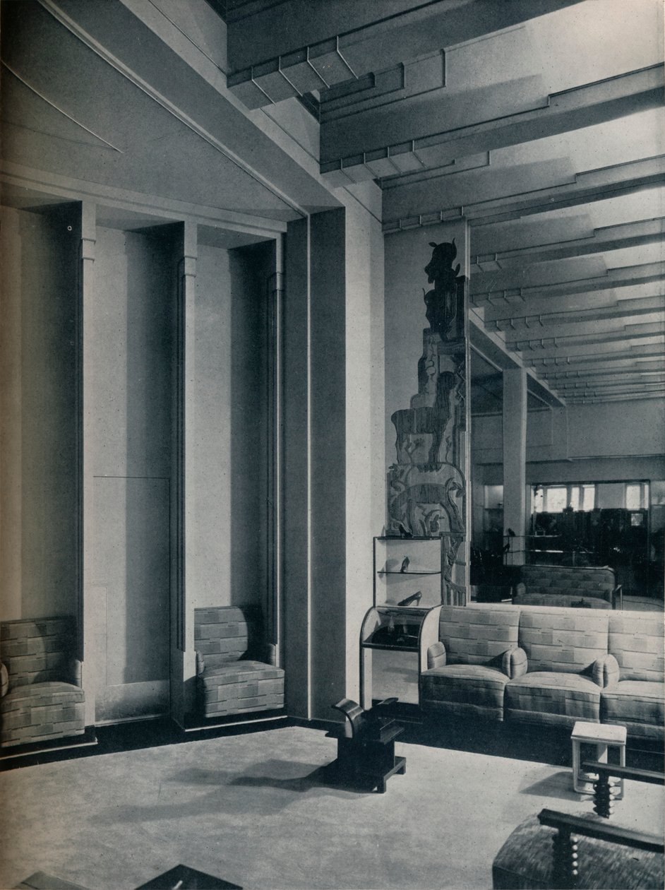 Corner of Shoe Salon, Roos Bros., San Francisco, 1930 alkotó: Gabriel Moulin