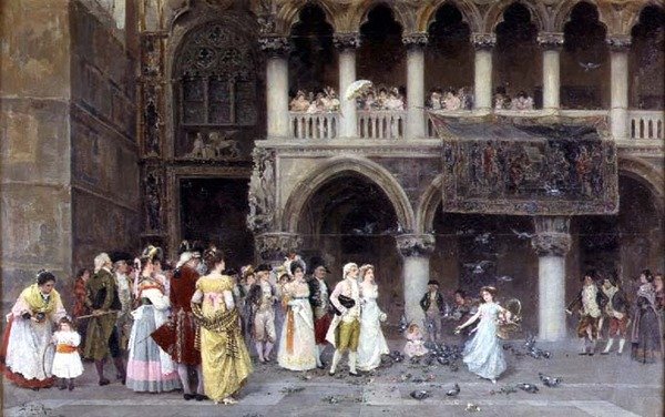 Velencei esküvő alkotó: Gabriel Puig Roda