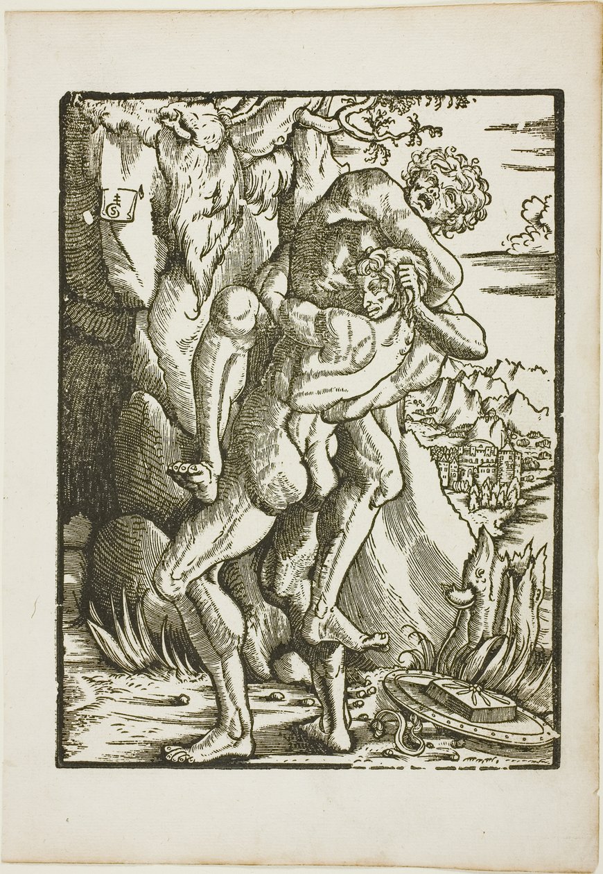 Herkules munkássága: Herkules és Antaeus alkotó: Gabriel Salmon
