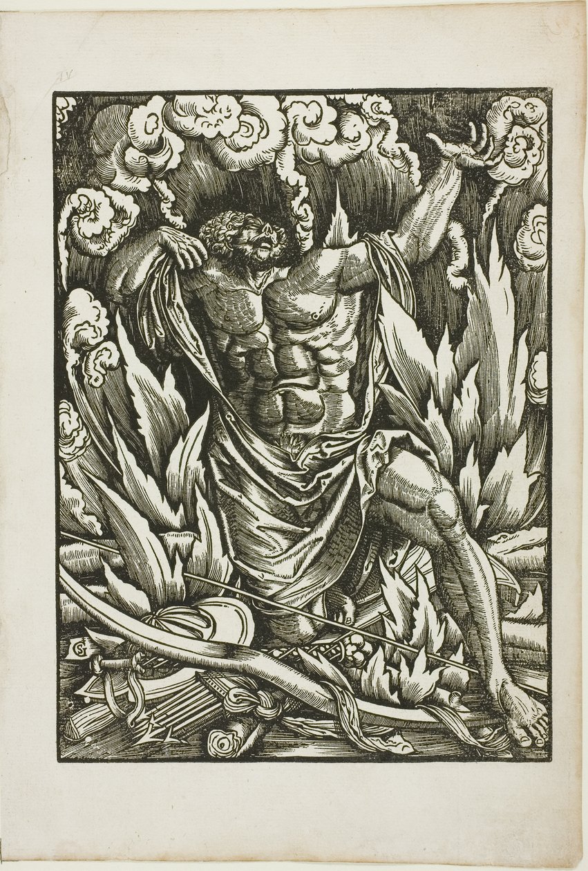 Herkules munkássága: Herkules a máglyán alkotó: Gabriel Salmon