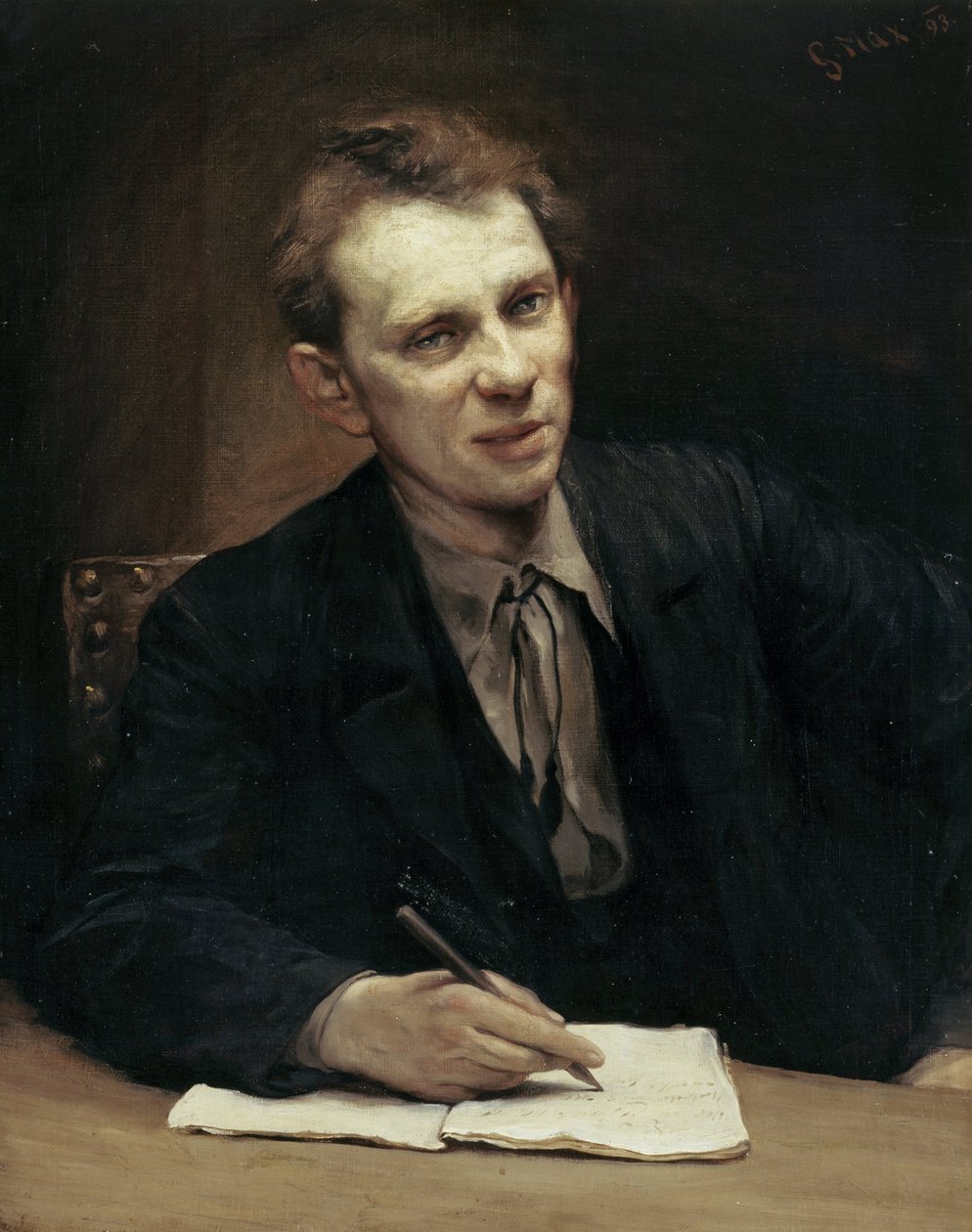 Az udvari színész, Alois Wohlmuth alkotó: Gabriel von Max