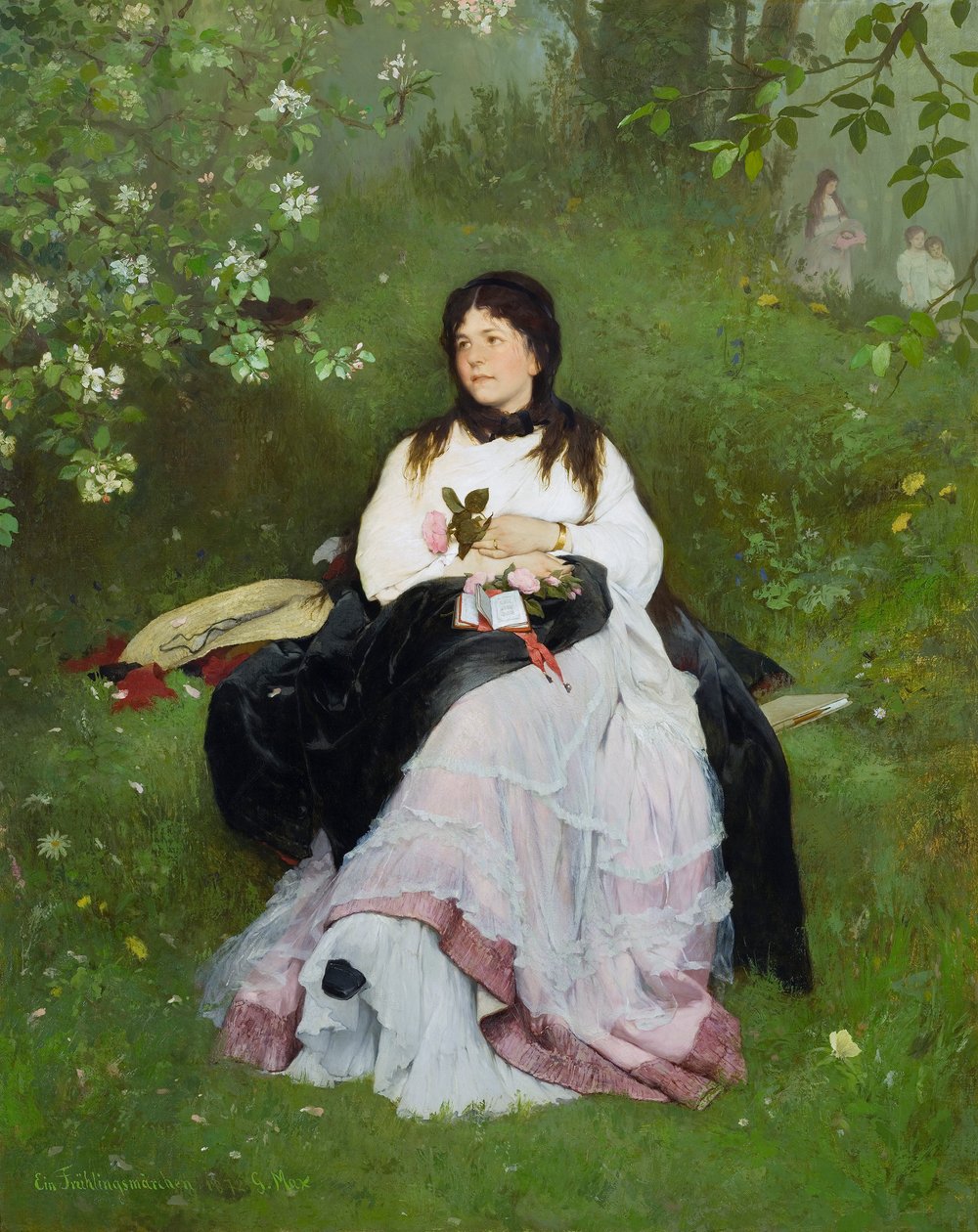 Tavaszi tündérmese alkotó: Gabriel von Max