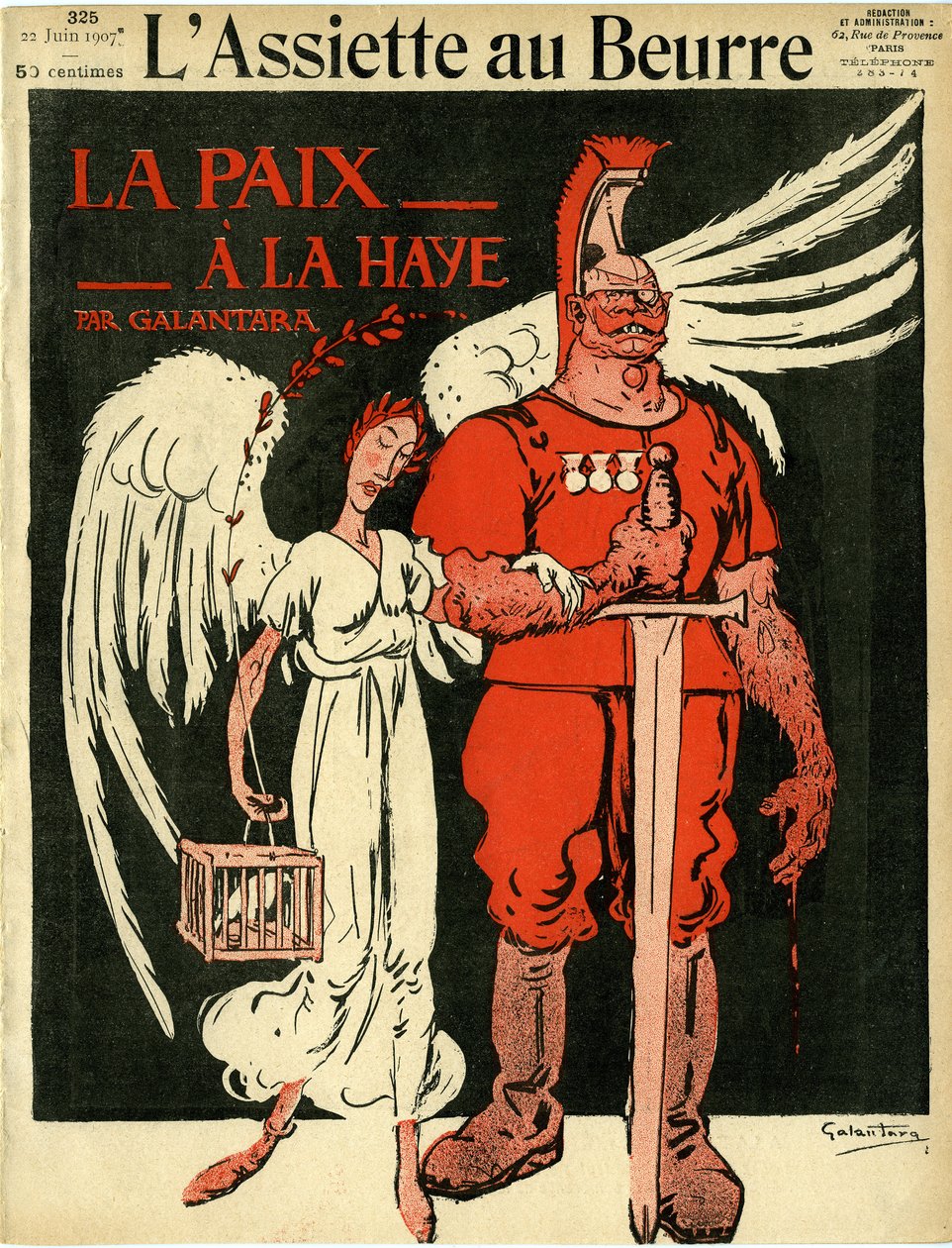 Háború és béke, A vajtányérból alkotó: Gabriele (1865 1937) Galantara
