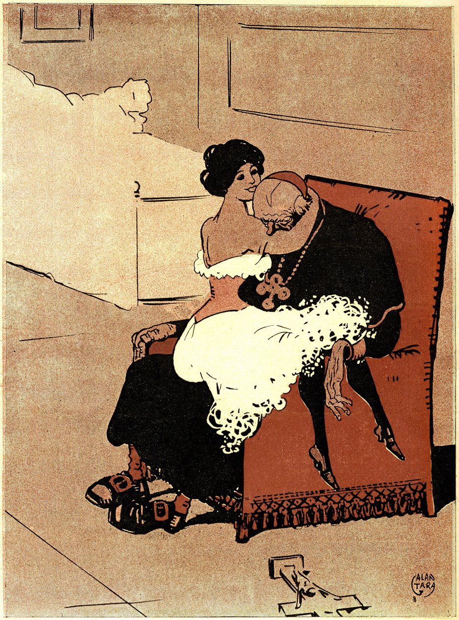 rajzfilm a vajtányér különleges Vatikánban (242. november 18.). alkotó: Gabriele (1865 1937) Galantara