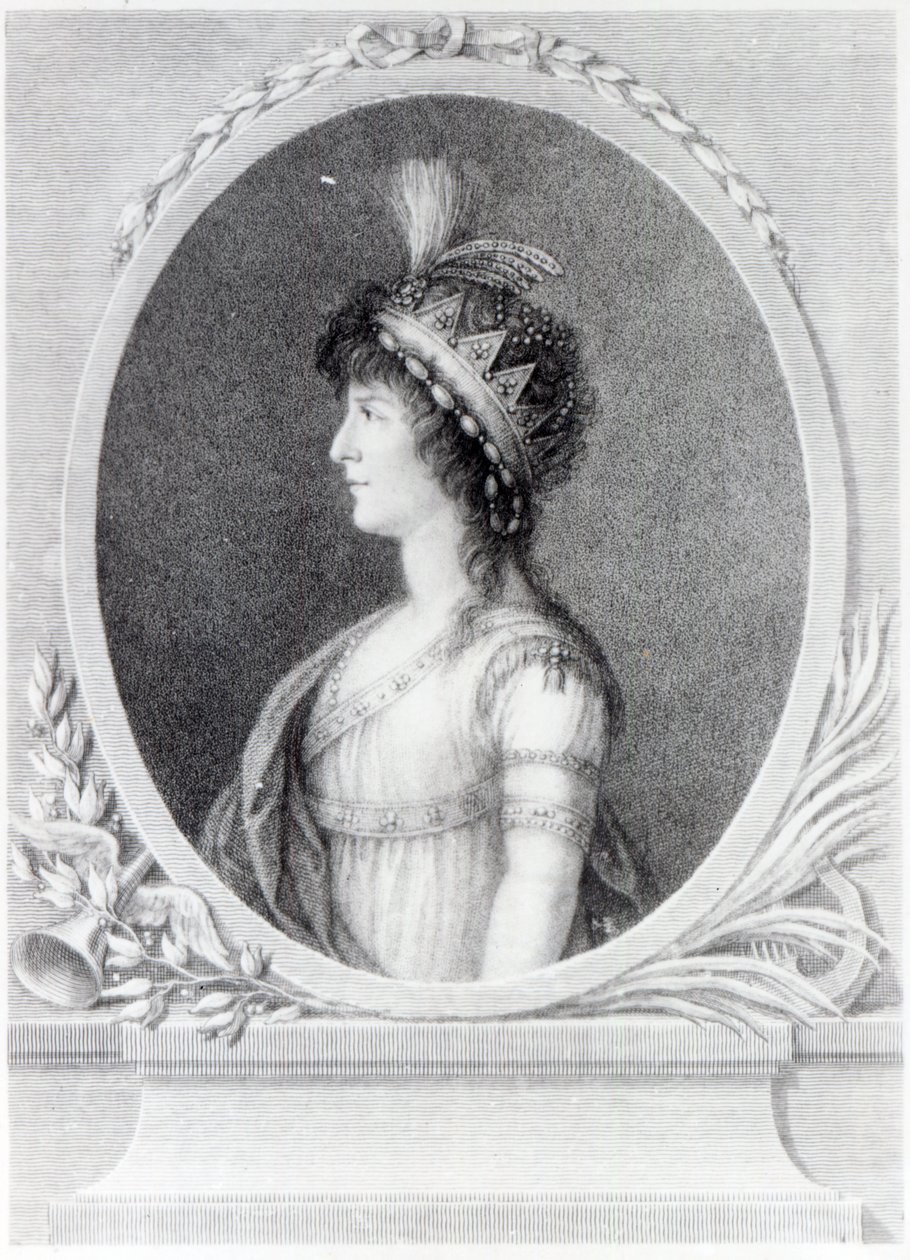 Angelica Catalani, metszett Francesco Bartolozzi, 1802 alkotó: Gaetano Basteris