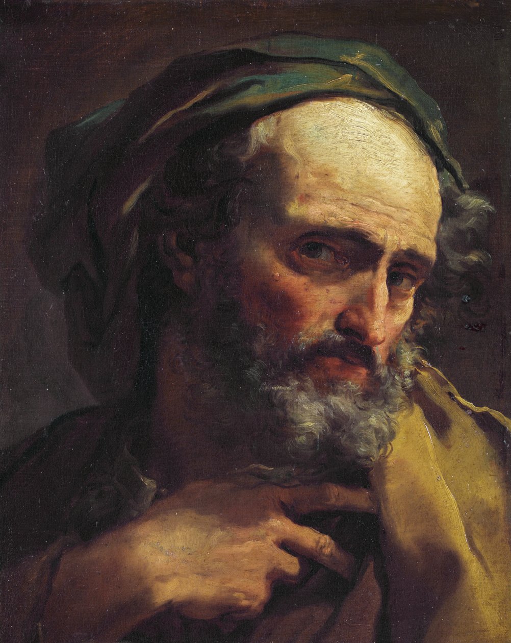 Szakállas ember tanulmánya alkotó: Gaetano Gandolfi