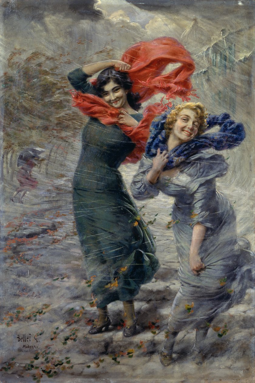 Széllökés alkotó: Gaetano Bellei