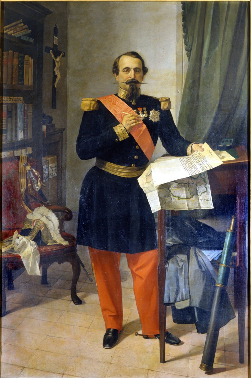 Napóleon III. Gaetano Belvederi festménye. 19. század. Bologna alkotó: Gaetano Belvederi