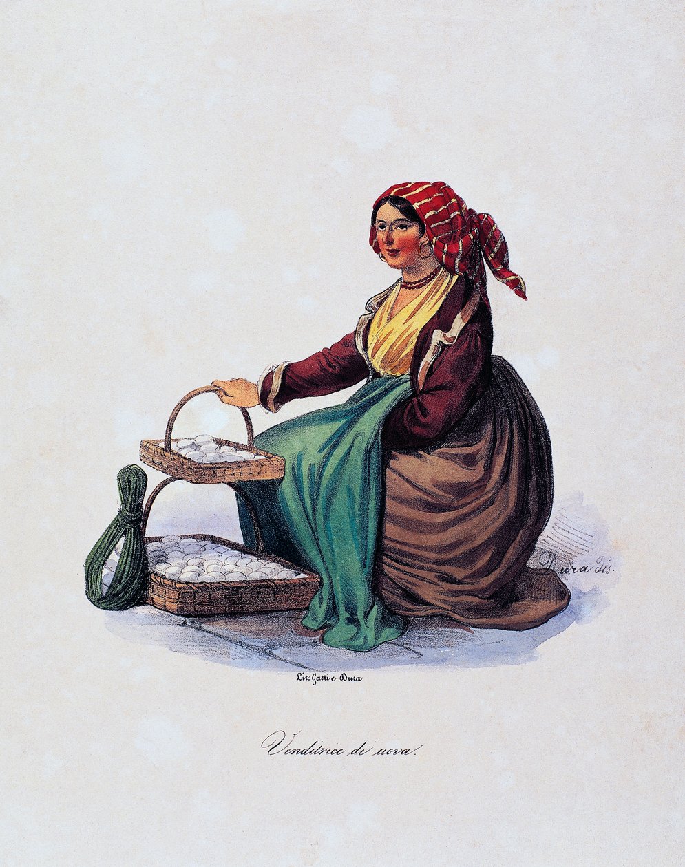 Tojásárus, Gaetano Dura (1805-1878), Olaszország alkotó: Gaetano Dura