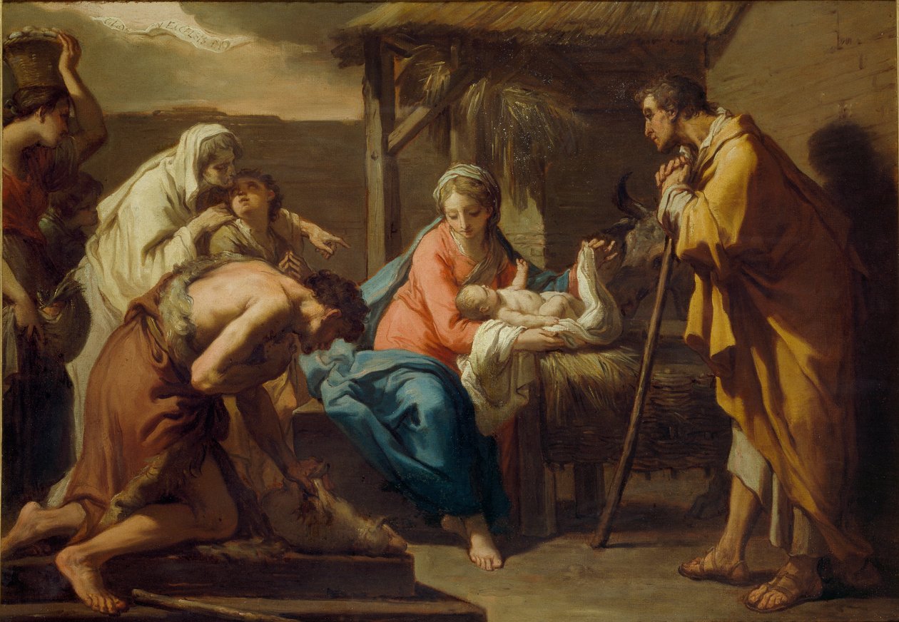 A Pásztorok imádása, 1798 után alkotó: Gaetano Gandolfi