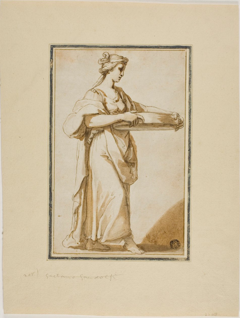 Vestal Virgin Tuccia alkotó: Gaetano Gandolfi
