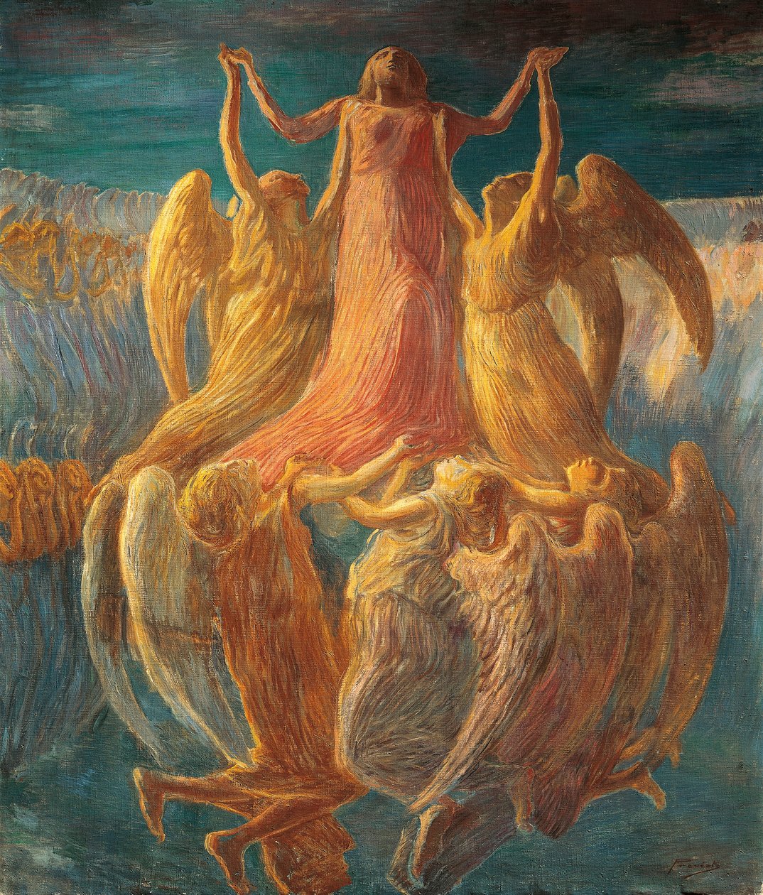 Nagyboldogasszony, Gaetano Previati (1852-1920) alkotó: Gaetano Previati