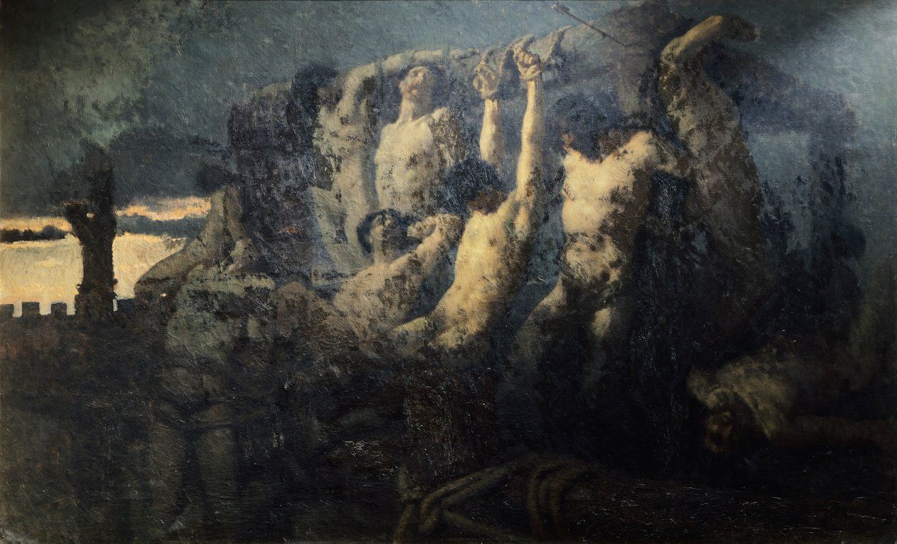 Crema túszai, Gaetano Previati (1852-1920) alkotó: Gaetano Previati