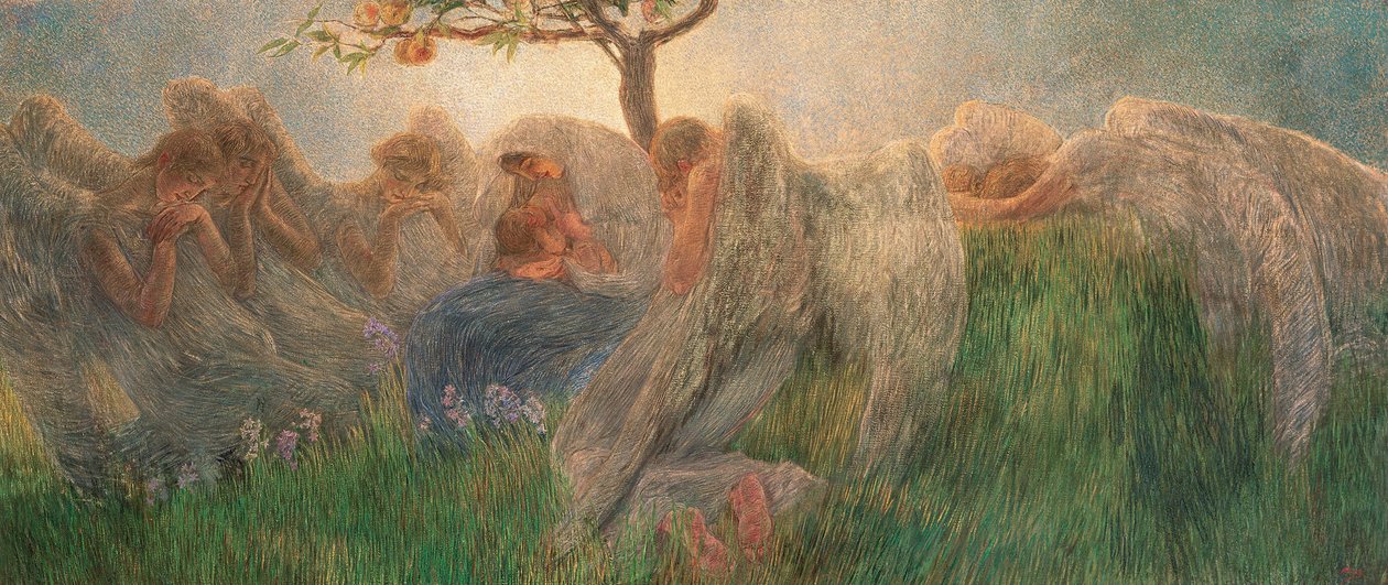 Kismama, 1890-1891. alkotó: Gaetano Previati