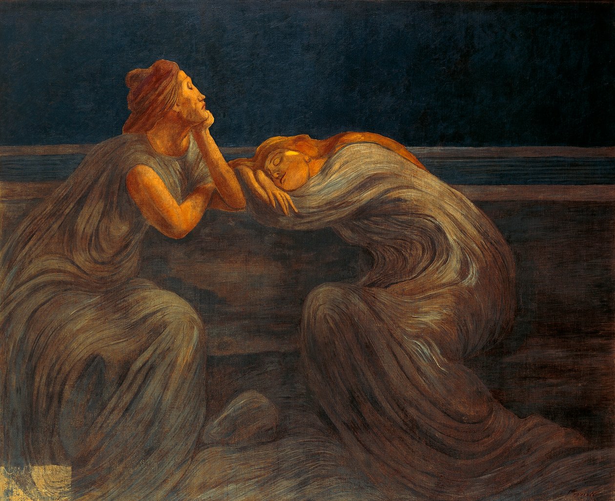 Nocturno alkotó: Gaetano Previati