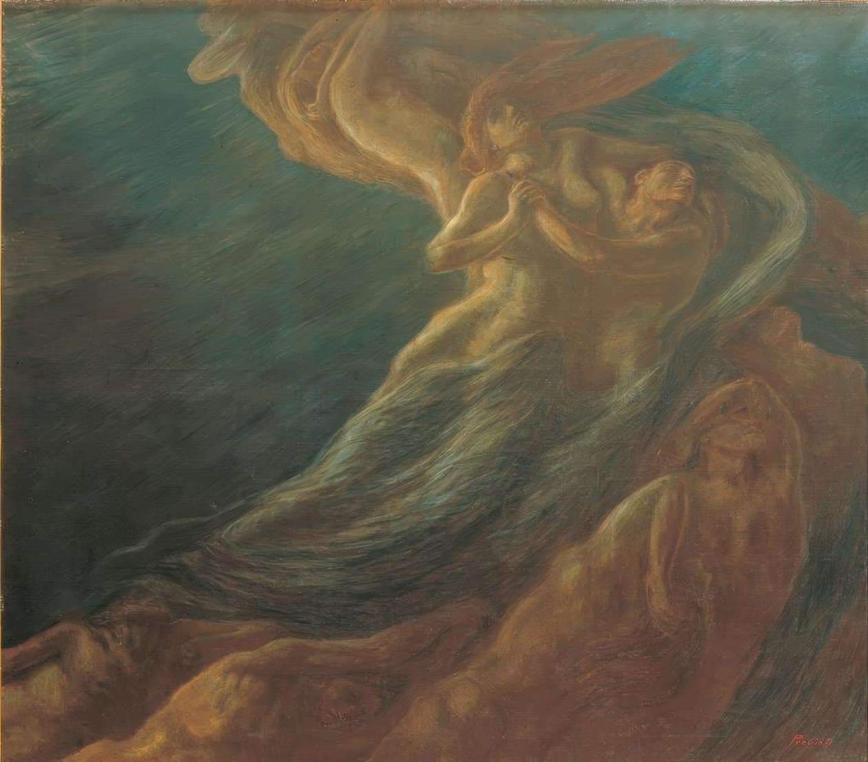 Paolo és Francesca alkotó: Gaetano Previati