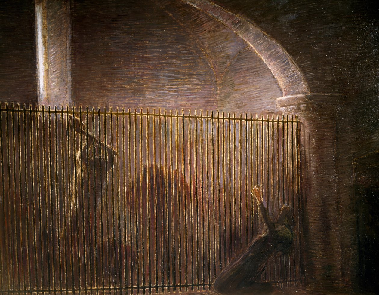 Parisina, Gaetano Previati (1852-1920) festménye, Pietro Mascagni (1863-1945) homonim operája IV. felvonásának utolsó jelenete, olaj, vászon alkotó: Gaetano Previati