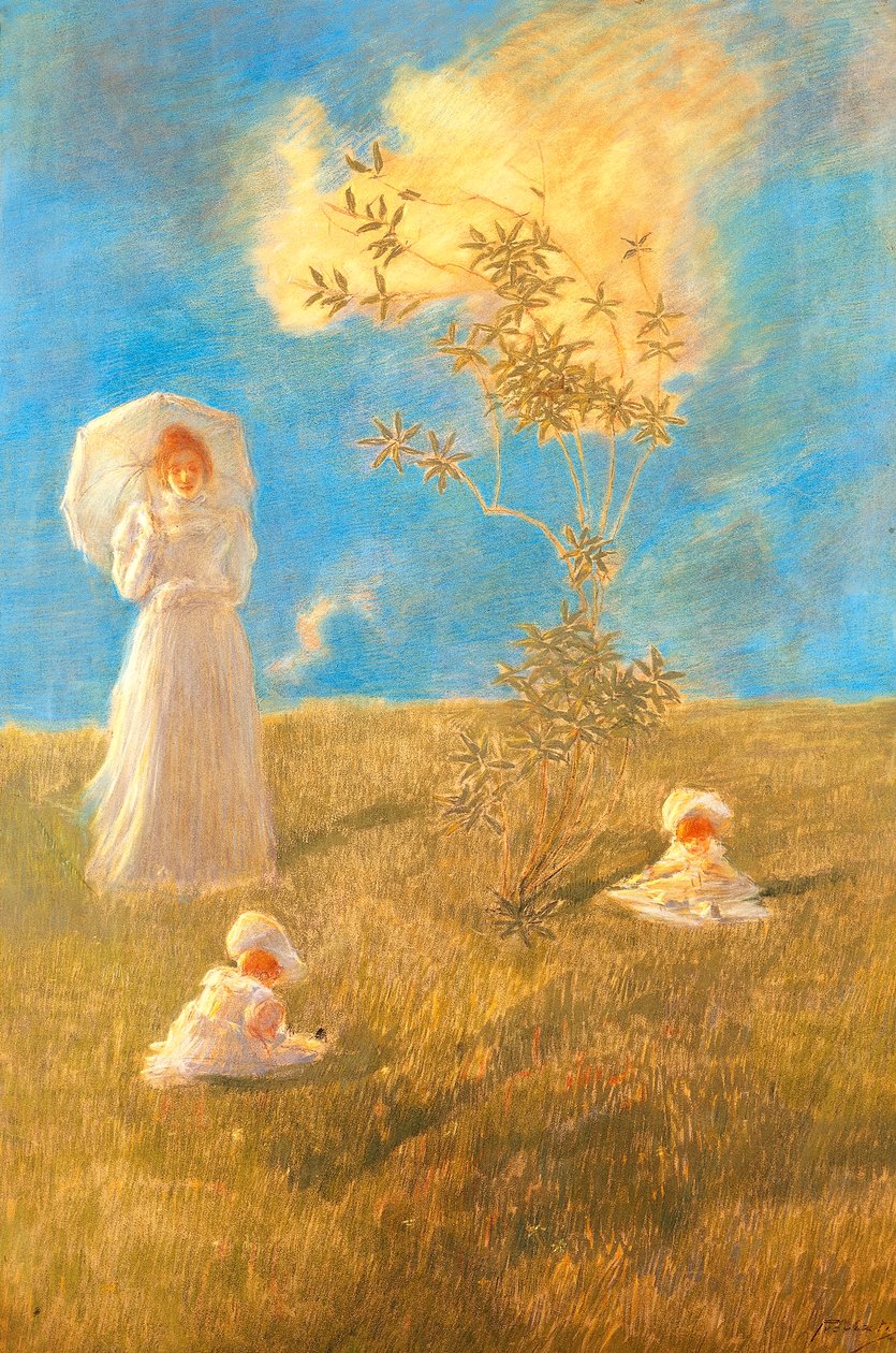 A csendes, Gaetano Previati (1852-1920) alkotó: Gaetano Previati