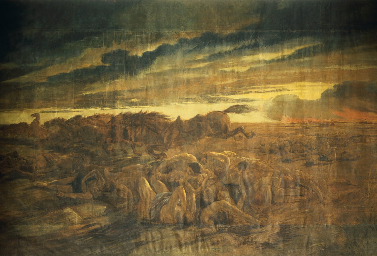 a háború borzalmai alkotó: Gaetano Previati
