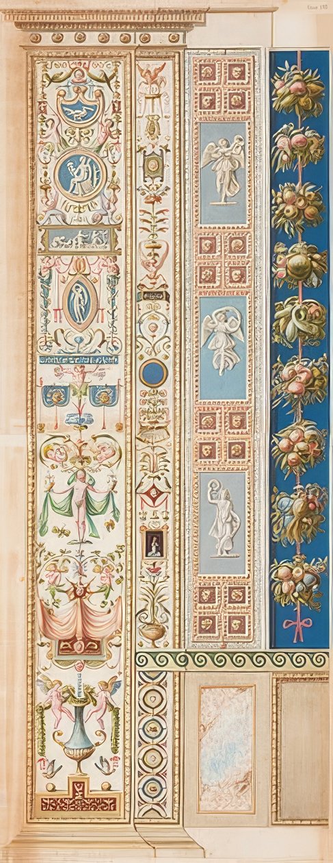 Pilaster Loggia XII (edényből kinőtt dísz) alkotó: Gaetano Savorelli