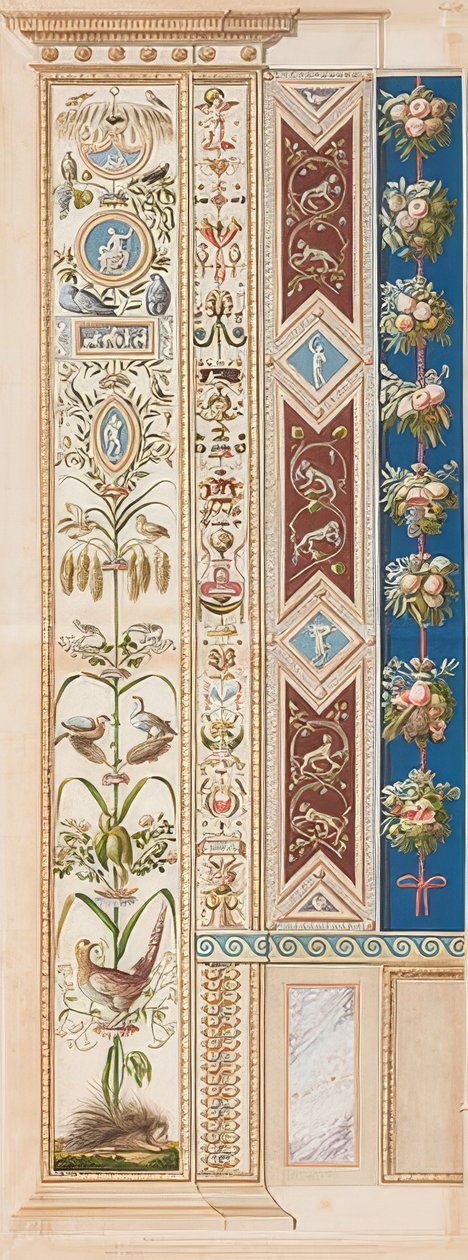 Pilaszter Loggia XI (díszítés disznóval) alkotó: Gaetano Savorelli
