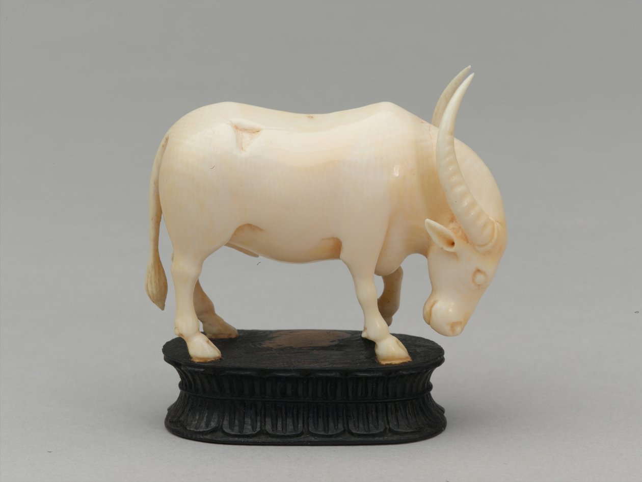 Fekete püspök, sakkfigura, India, 1820 körül alkotó: Gaetano Zancon