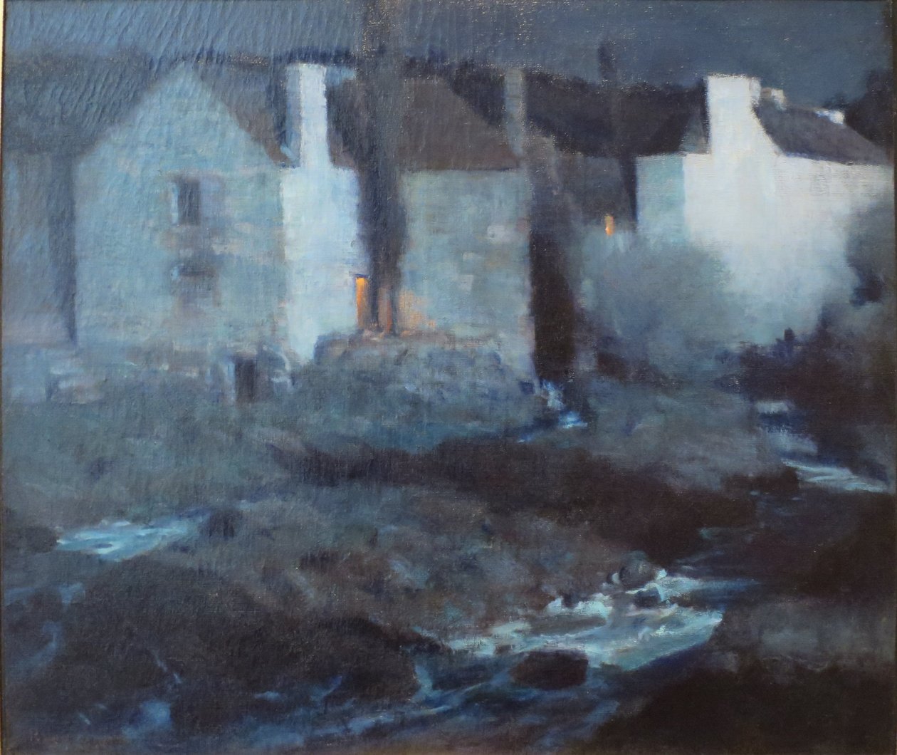 Moonlight, Mills at Pont Aven alkotó: Gaines Ruger Donoho