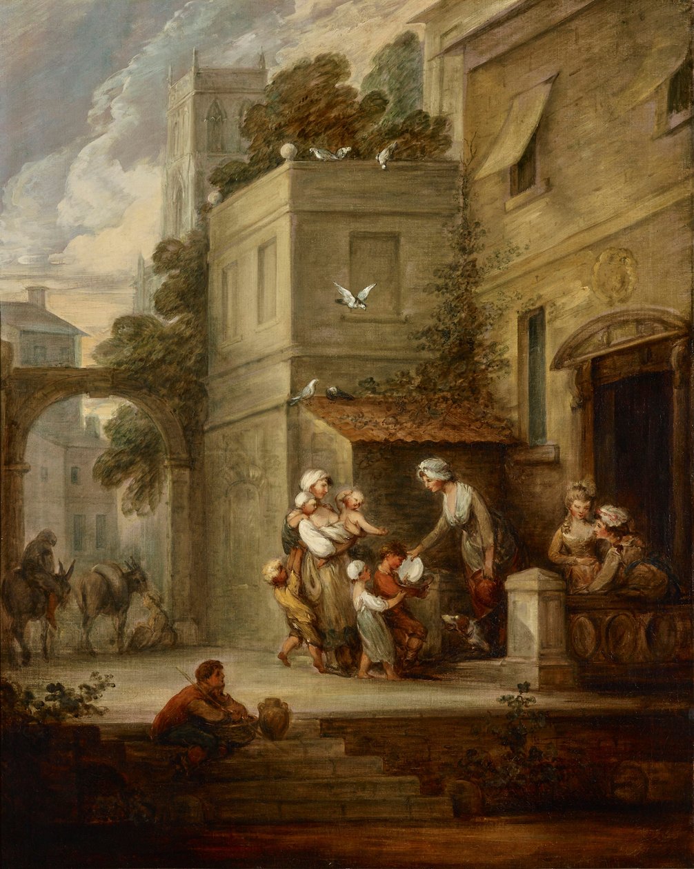 A jótékonyság enyhíti a nyomort alkotó: Gainsborough Dupont