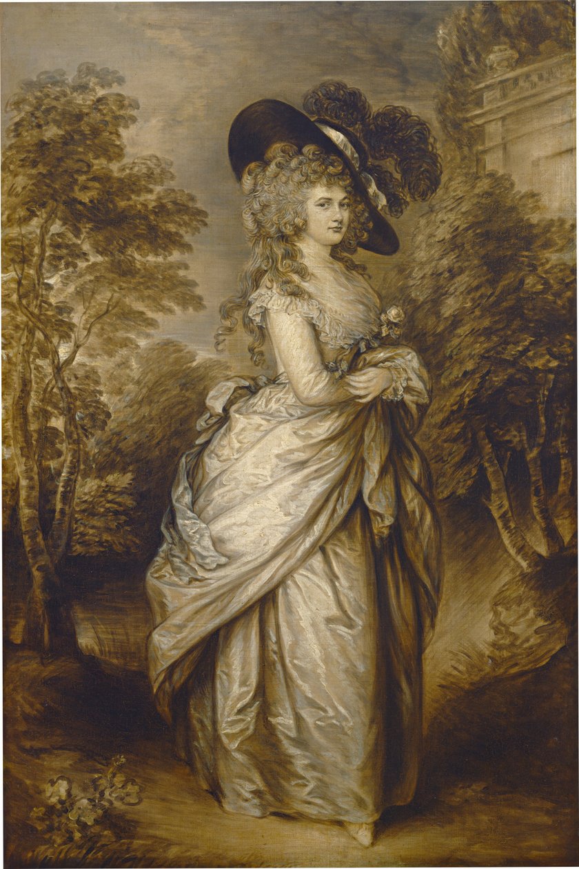 Georgiana, Devonshire hercegnéje alkotó: Gainsborough Dupont
