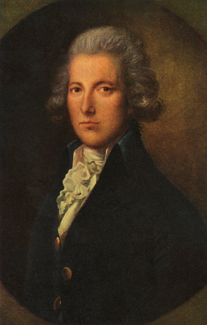 William Pitt - Portré alkotó: Gainsborough Dupont