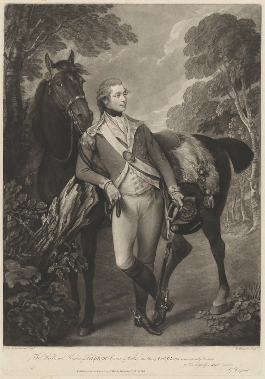 St. Leger ezredes alkotó: Gainsborough Dupont after Thomas Gainsborough