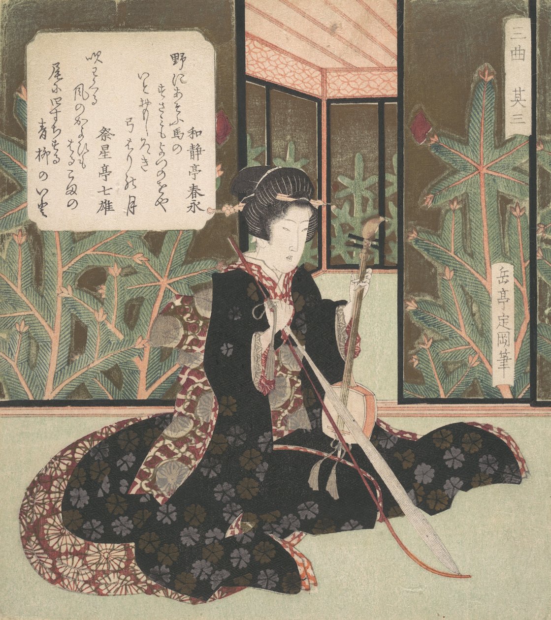 Trió, harmadik rész, 1786-1868. alkotó: Gakutei