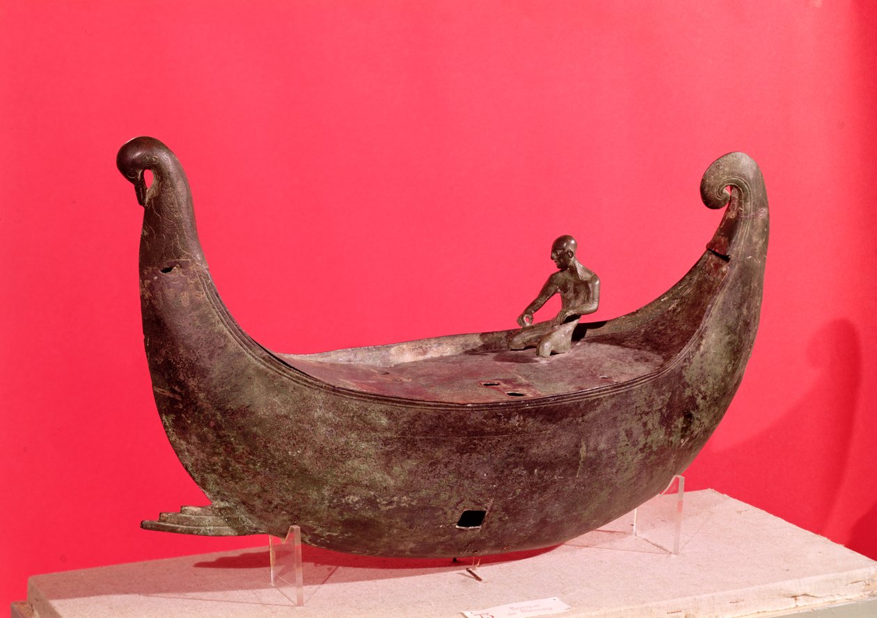 Fogadalmi hajó (bronz) alkotó: Gallo Roman