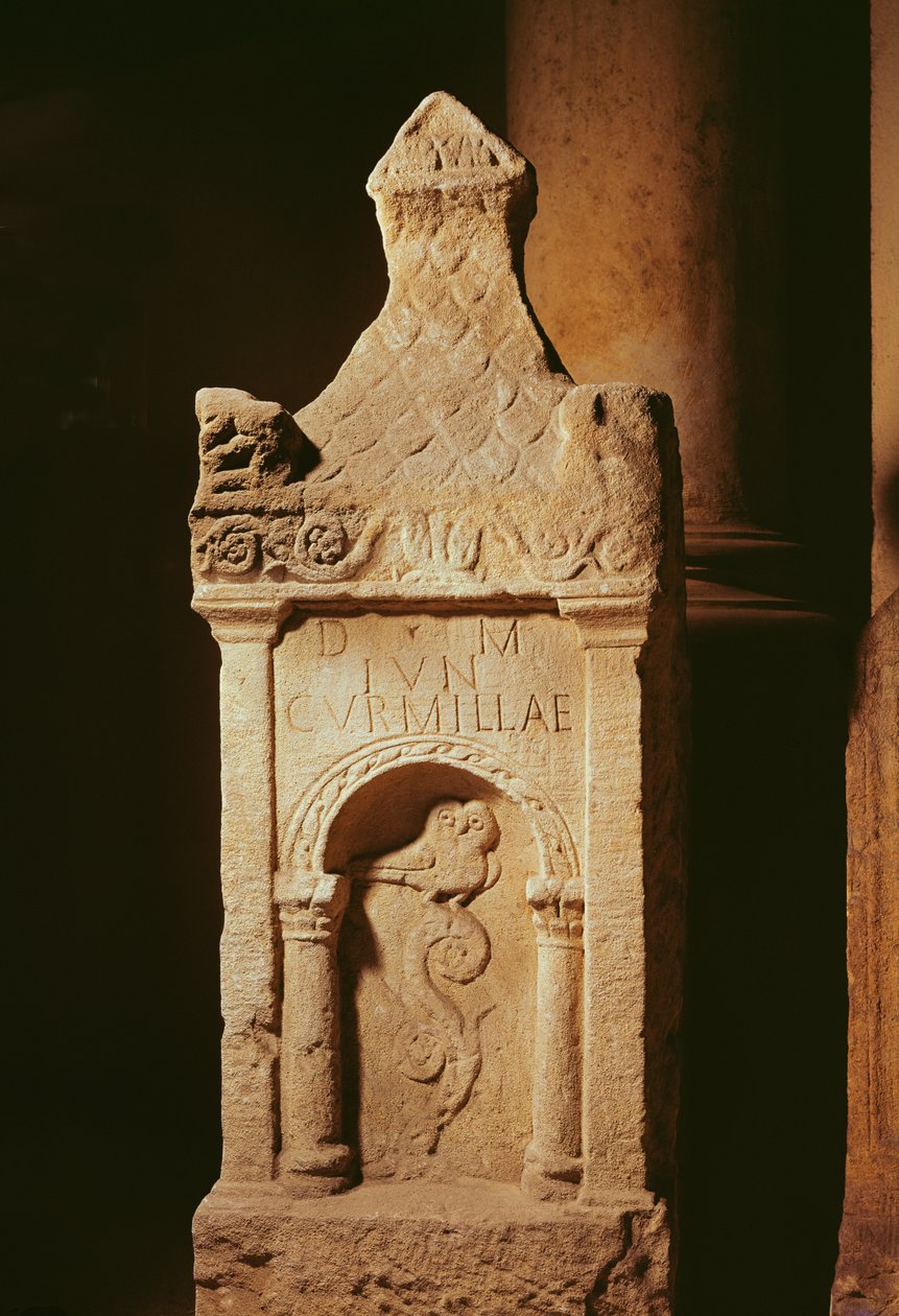 Temetési sztélé alkotó: Gallo Roman
