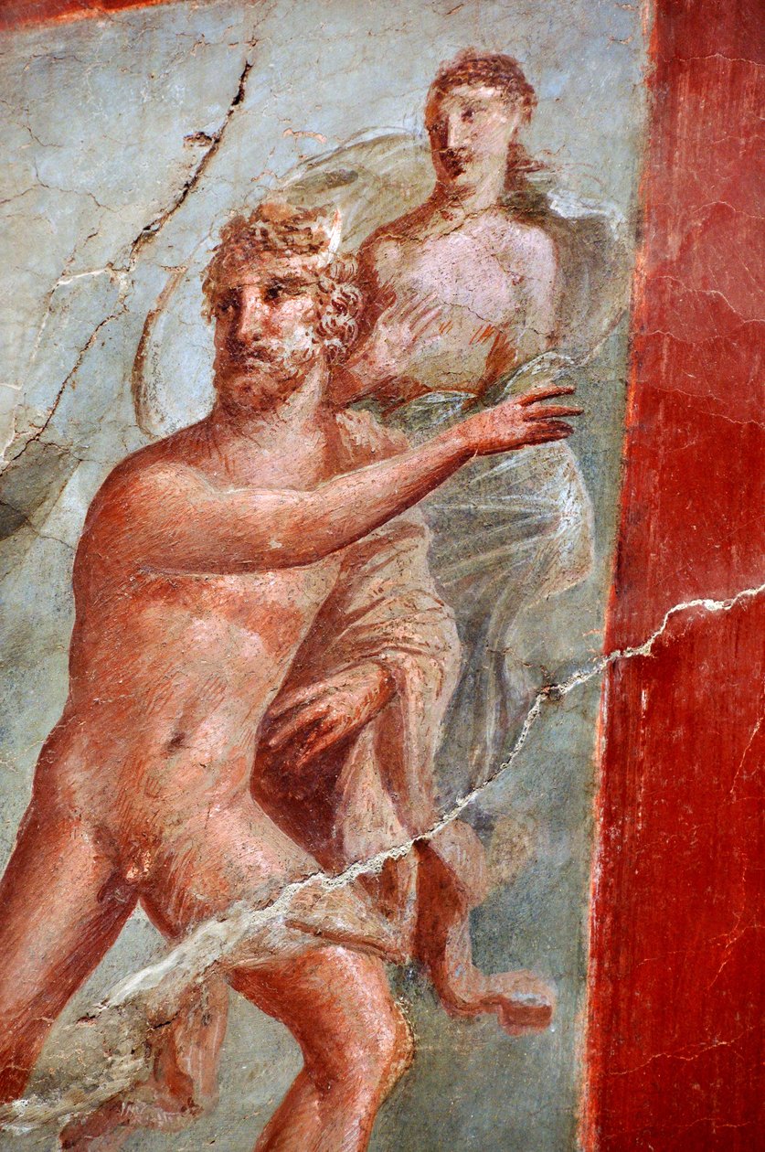 Részlet egy freskóból a College vagy Sacellum des Augustales, herculanum (freskó) alkotó: Gallo Roman