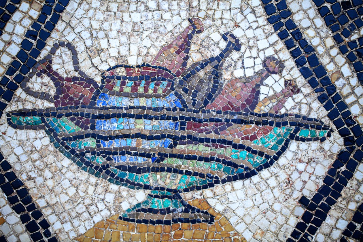 Római mozaik alkotó: Gallo-Roman Gallo-Roman