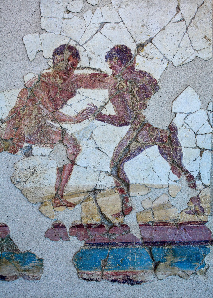 Római falfestmény alkotó: Gallo-Roman Gallo-Roman
