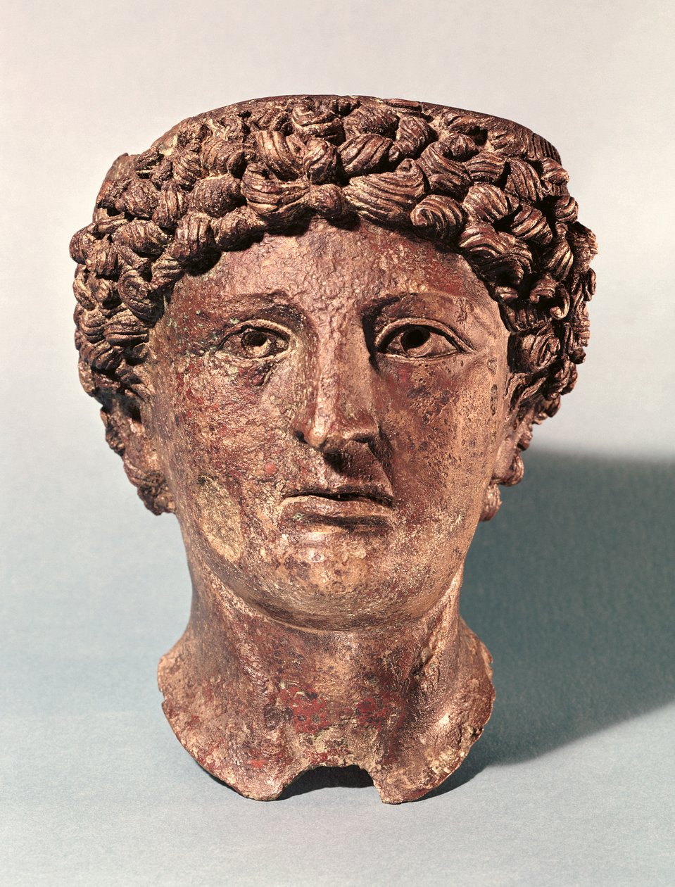 Az Apollo vezetője, Lillebonne-ból (bronz) alkotó: Gallo Roman