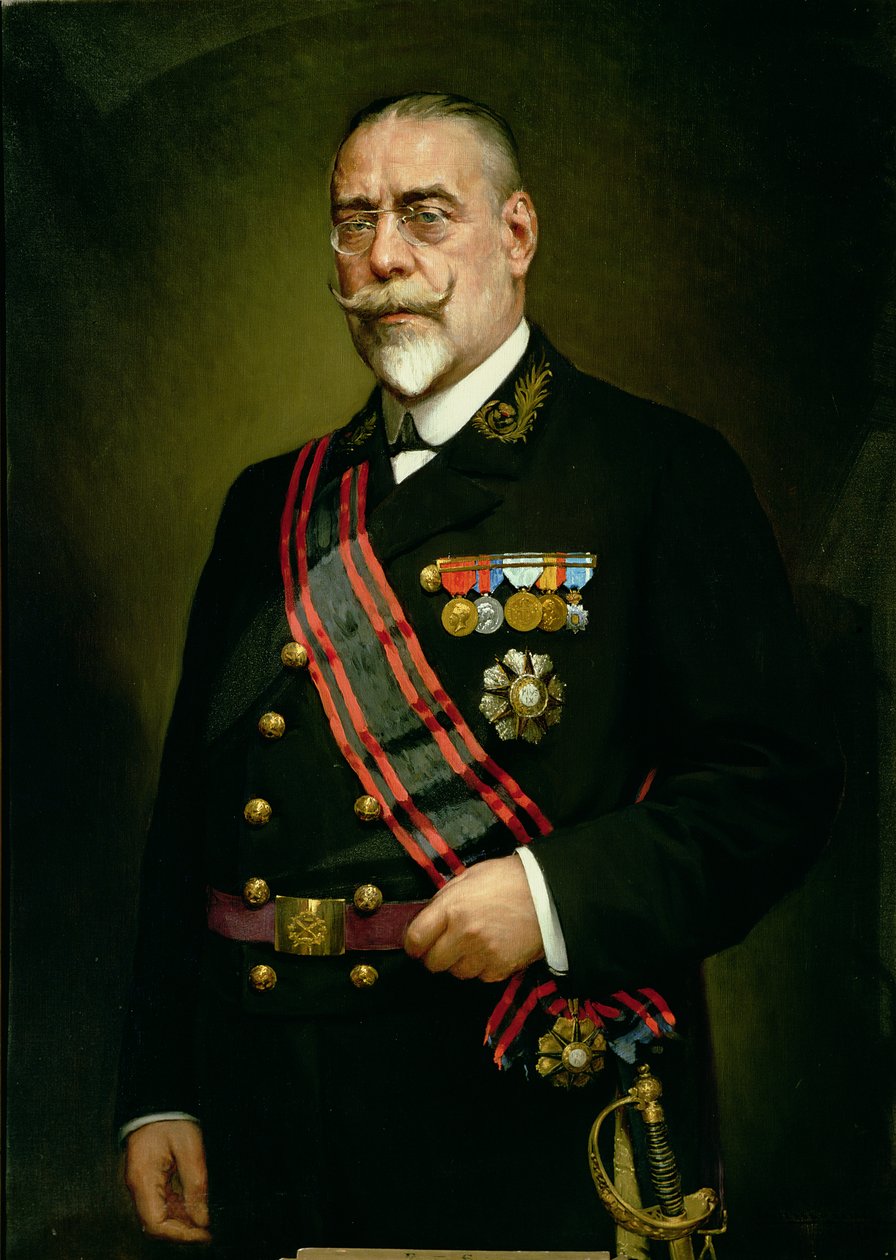 Manuel Allende Salazar (1865-1923) portréja (olaj, vászon) alkotó: Gamoral