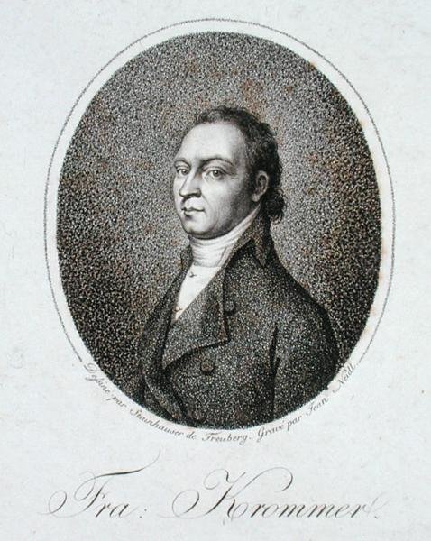 Franz Krommer (1759-1831) Jean Neidl metszet (metszet) alkotó: Gandolph Ernst (after) Stainhauser