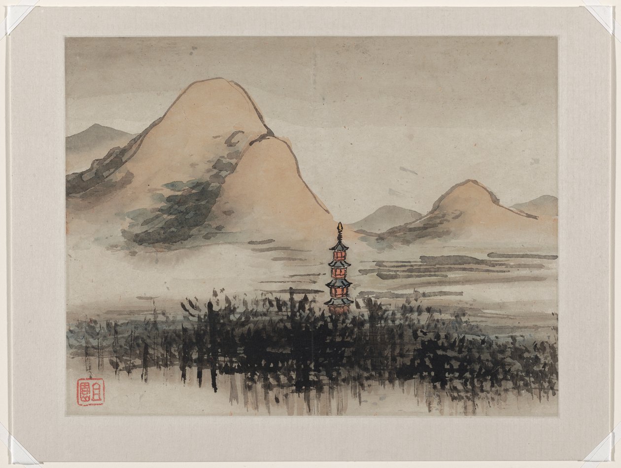 Finger Painting, egy tízes albumból alkotó: Gao Qipei