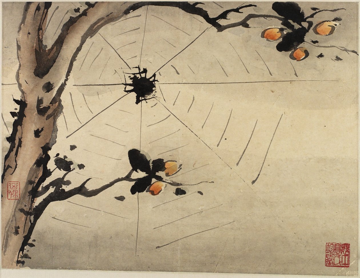 Finger Painting, egy tízes albumból, 1684 alkotó: Gao Qipei