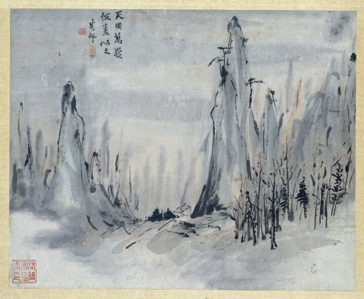 Festmény alkotó: Gao Qipei