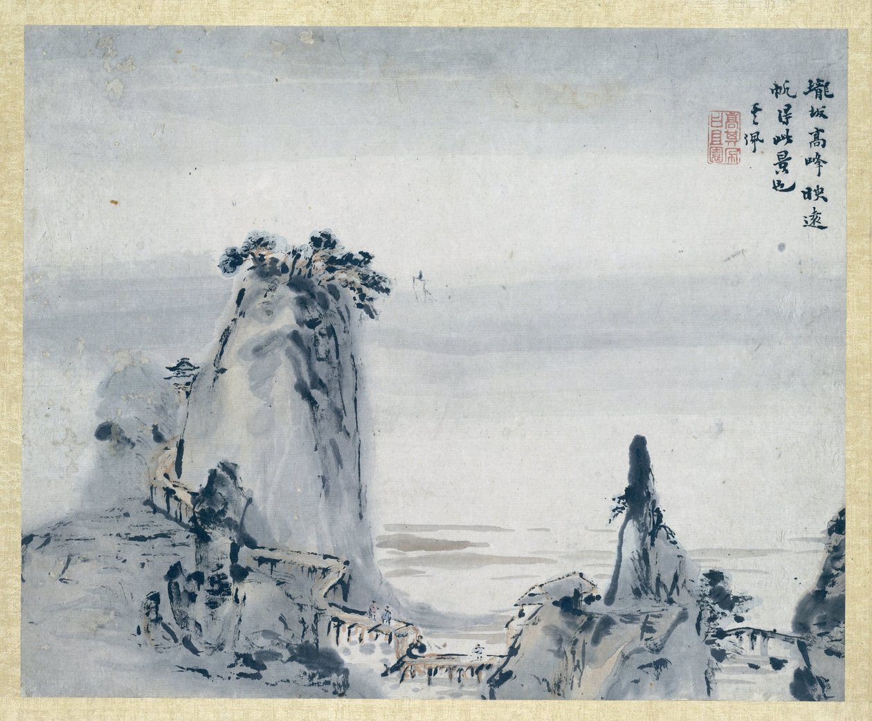 Festmény alkotó: Gao Qipei
