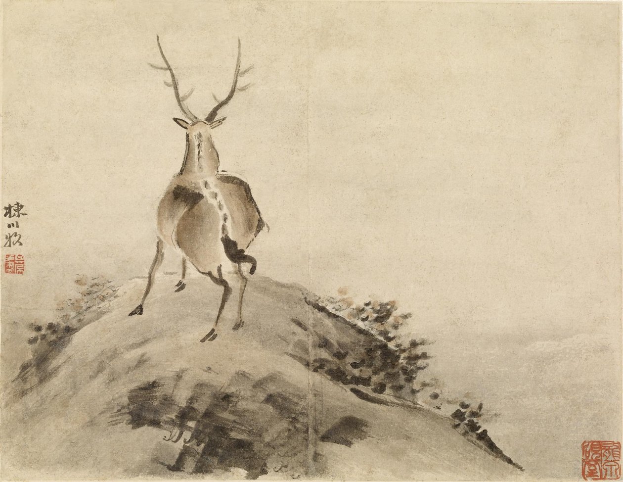 Szarvasbika alkotó: Gao Qipei