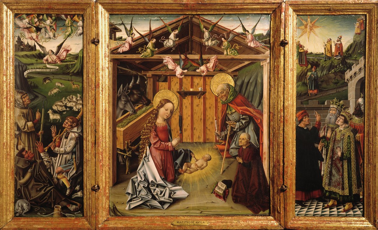 A betlehemes triptichon, 1467-1500 alkotó: García del Barco