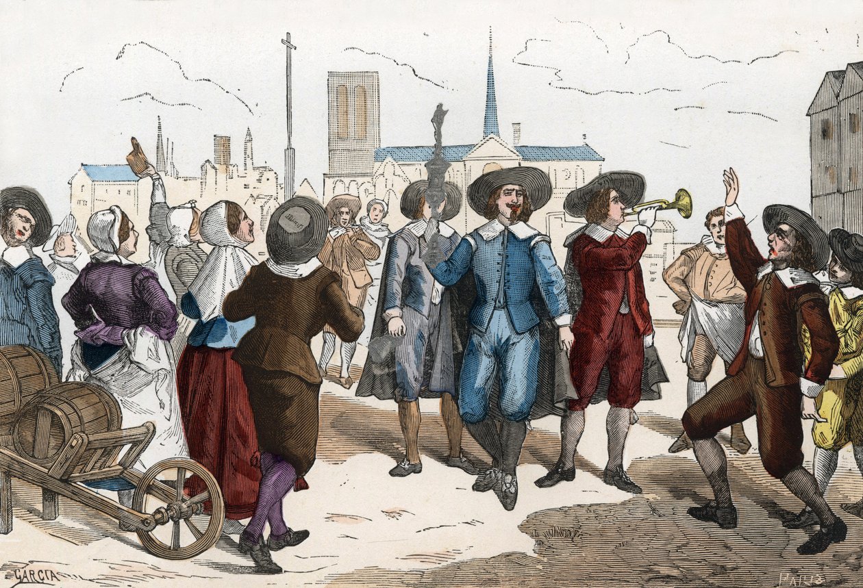 Bort árusító férfiak, c. 1630-1640 alkotó: Garcia (after)