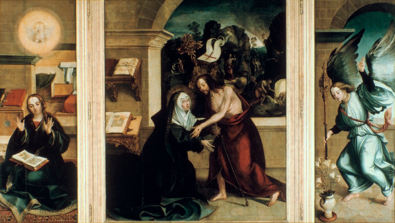 Krisztus megjelenése a Szűznek, 1531. alkotó: Garcia Fernandes