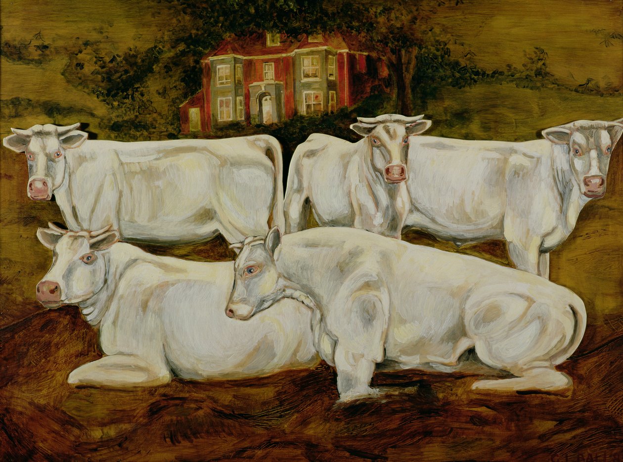 Charolais Bulls, Dippenhall, Farnham alkotó: Gareth Lloyd Ball